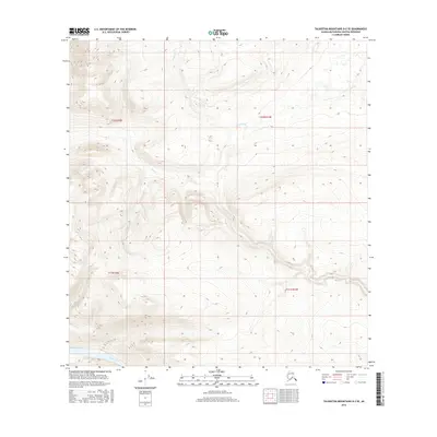 2016 Map of Talkeetna Mountains D-2 SE, 2016 Print