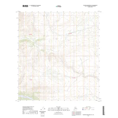 2023 Map of Talkeetna Mountains D-2 SE, 2023 Print