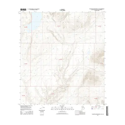 2016 Map of Talkeetna Mountains D-3 NE, 2016 Print