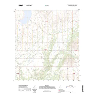 2023 Map of Talkeetna Mountains D-3 NE, 2023 Print