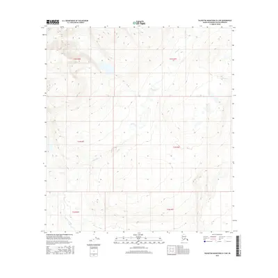 2016 Map of Talkeetna Mountains D-3 NW, 2016 Print