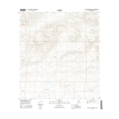 2016 Map of Talkeetna Mountains D-4 NW, 2016 Print