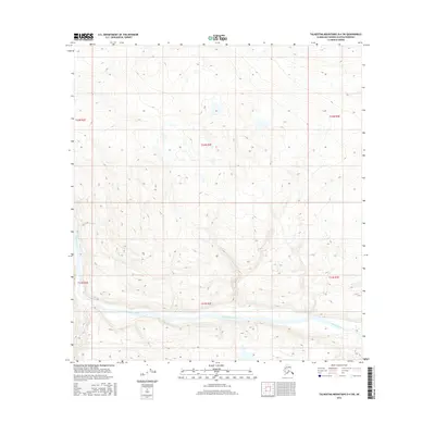 2016 Map of Talkeetna Mountains D-4 SW, 2016 Print