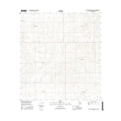 2016 Map of Talkeetna Mountains D-5 NW, 2016 Print