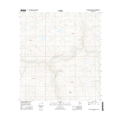 2016 Map of Talkeetna Mountains D-5 SE, 2016 Print