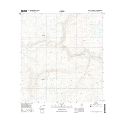 2016 Map of Talkeetna Mountains D-5 SW, 2016 Print