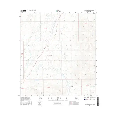 2016 Map of Talkeetna Mountains D-6 NE, 2016 Print