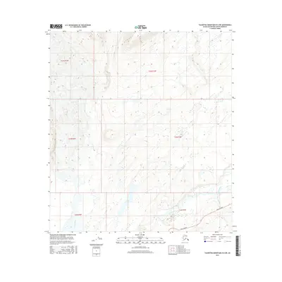 2016 Map of Talkeetna Mountains D-6 NW, 2016 Print