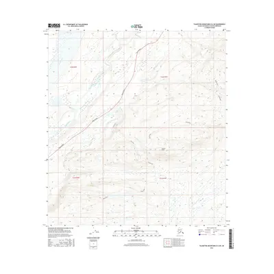 2016 Map of Talkeetna Mountains D-6 SW, 2016 Print