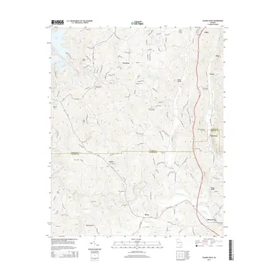 2014 Map of Talking Rock, 2014 Print
