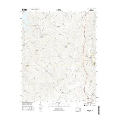 2017 Map of Talking Rock, 2017 Print