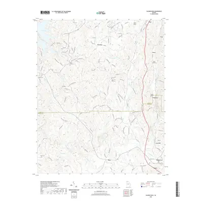 2020 Map of Talking Rock, 2020 Print