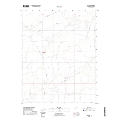 2018 Map of Tall Mesa, 2018 Print