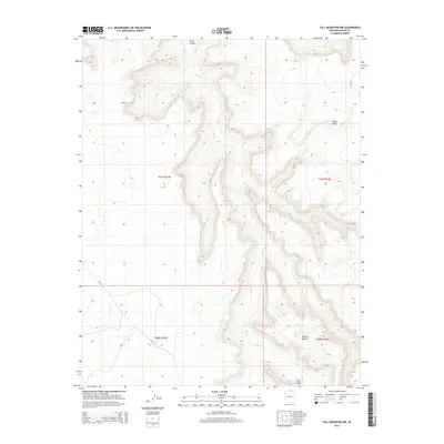 2014 Map of Tall Mountain NW, 2014 Print