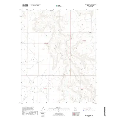 2018 Map of Tall Mountain NW, 2018 Print