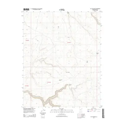 2014 Map of Tall Tree Mesa, 2014 Print