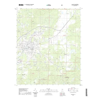 2021 Map of Talladega, 2021 Print