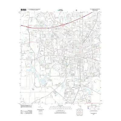 2012 Map of Tallahassee, 2012 Print