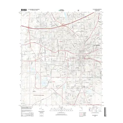 2015 Map of Tallahassee, 2015 Print
