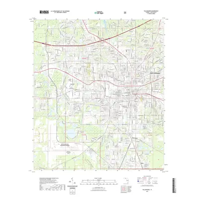 2021 Map of Tallahassee, 2021 Print