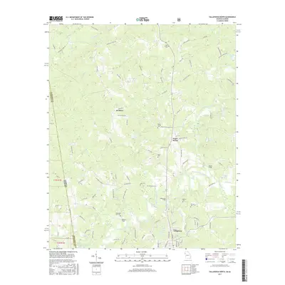 2017 Map of Tallapoosa North, 2017 Print