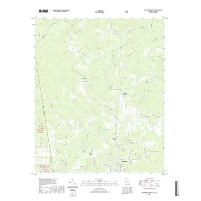 2020 Map of Tallapoosa North, 2020 Print