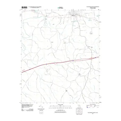 2011 Map of Tallapoosa South, 2011 Print