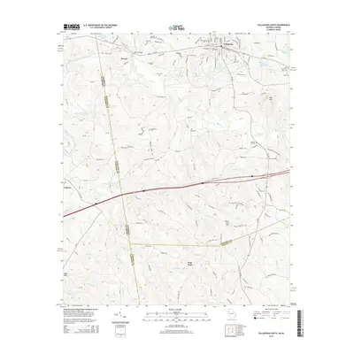 2014 Map of Tallapoosa South, 2014 Print