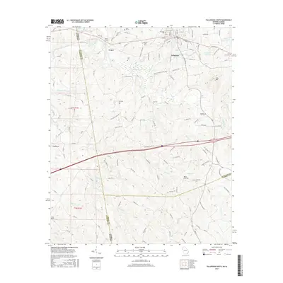 2017 Map of Tallapoosa South, 2017 Print