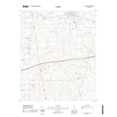 2020 Map of Tallapoosa South, 2020 Print