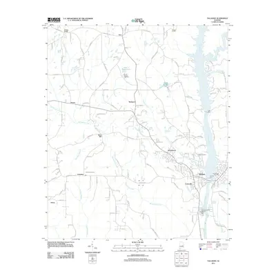 2011 Map of Tallassee, 2011 Print