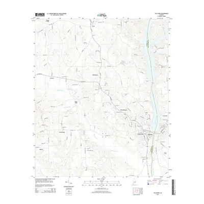 2014 Map of Tallassee, 2014 Print