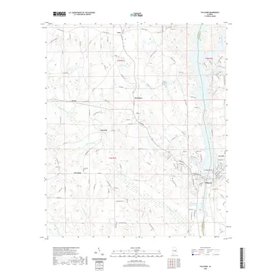2020 Map of Tallassee, 2020 Print
