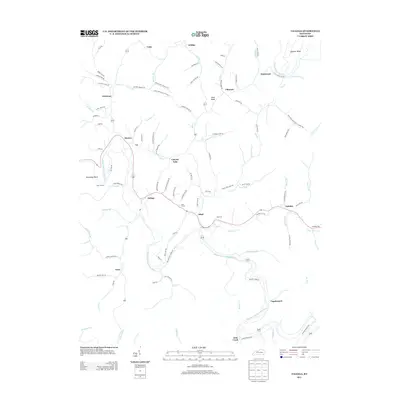 2013 Map of Tallega, 2013 Print