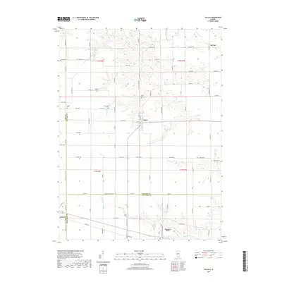 2018 Map of Tallula, 2018 Print