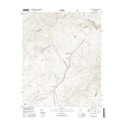 2014 Map of Tallulah Falls, 2014 Print
