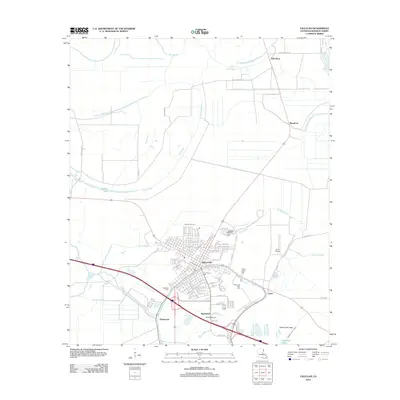 2012 Map of Tallulah, 2012 Print
