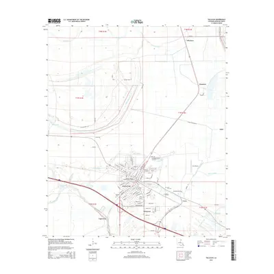 2015 Map of Tallulah, 2015 Print