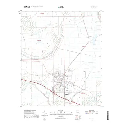 2018 Map of Tallulah, 2018 Print
