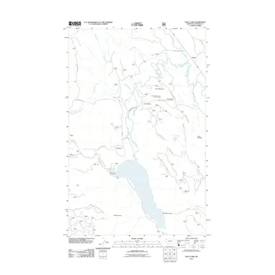 2011 Map of Tally Lake, 2011 Print