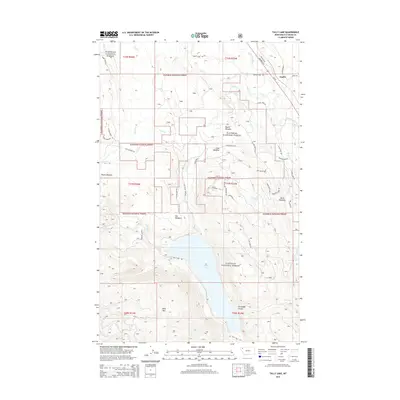 2014 Map of Tally Lake, 2014 Print