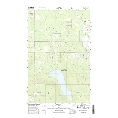 2017 Map of Tally Lake, 2017 Print