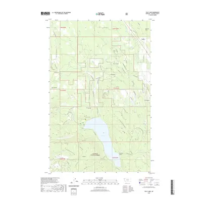 2020 Map of Tally Lake, 2020 Print