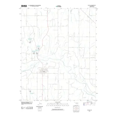 2010 Map of Taloga, 2010 Print