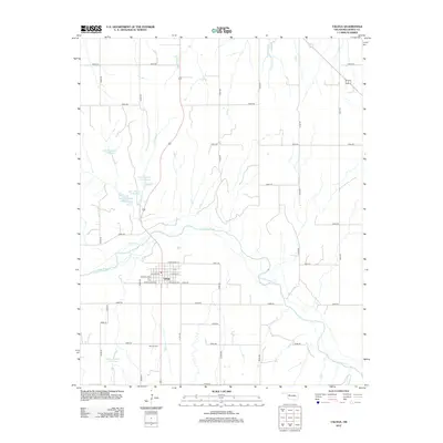 2012 Map of Taloga, 2012 Print