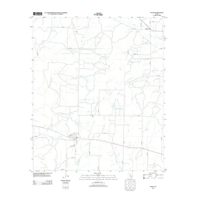 2012 Map of Talpa, 2012 Print