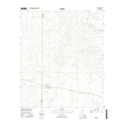 2016 Map of Talpa, 2016 Print