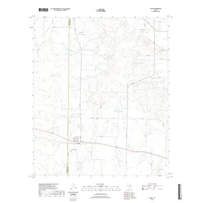 2019 Map of Talpa, 2019 Print