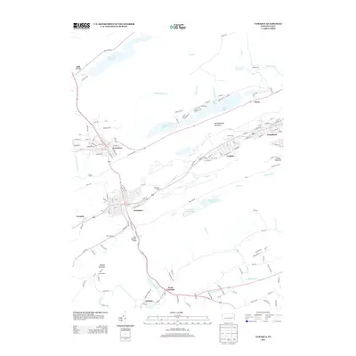 2013 Map of Tamaqua, 2013 Print