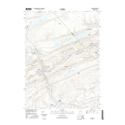 2016 Map of Tamaqua, 2016 Print